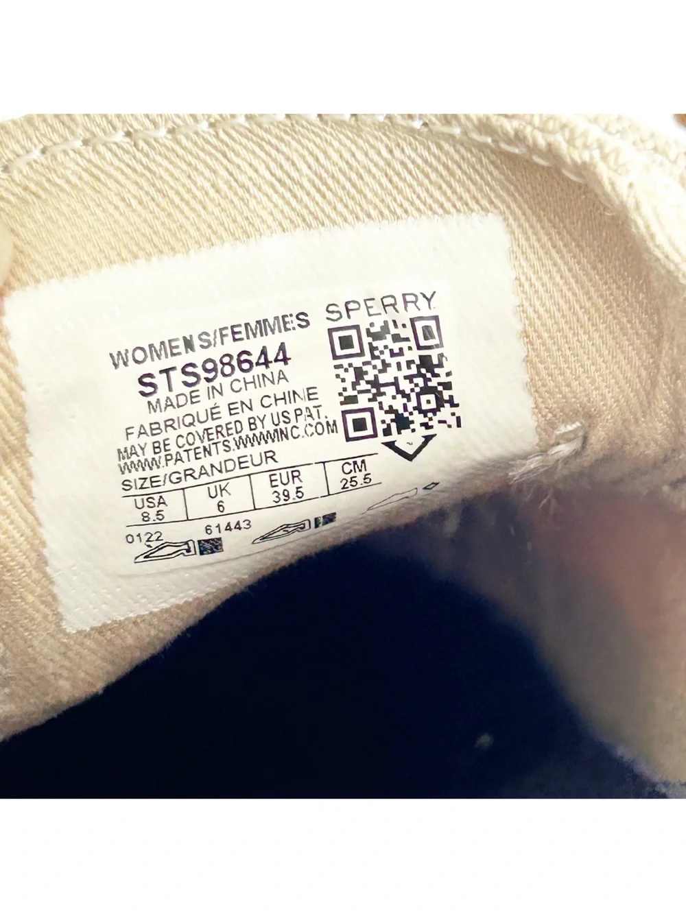 Sperry Top Sider Crest Vibe Core Sneakers Womens 8.5 Canvas Laced Shoes Slip On